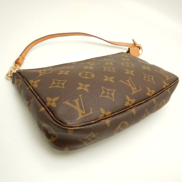 Louis Vuitton Monogram Pochette Accessoires Brown Accessory Pouch - Picture 5 of 8